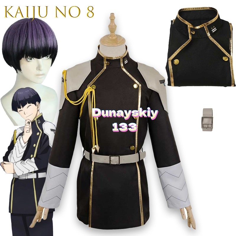Haori Japanese Jacket - Anime No 8 Kaiju Cosplay Fantezi