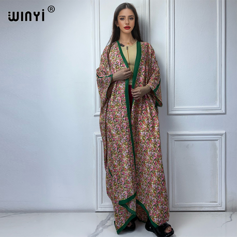 Kaftan Women Boho - WINYI Kimono Yaz seksi baskı gevşek