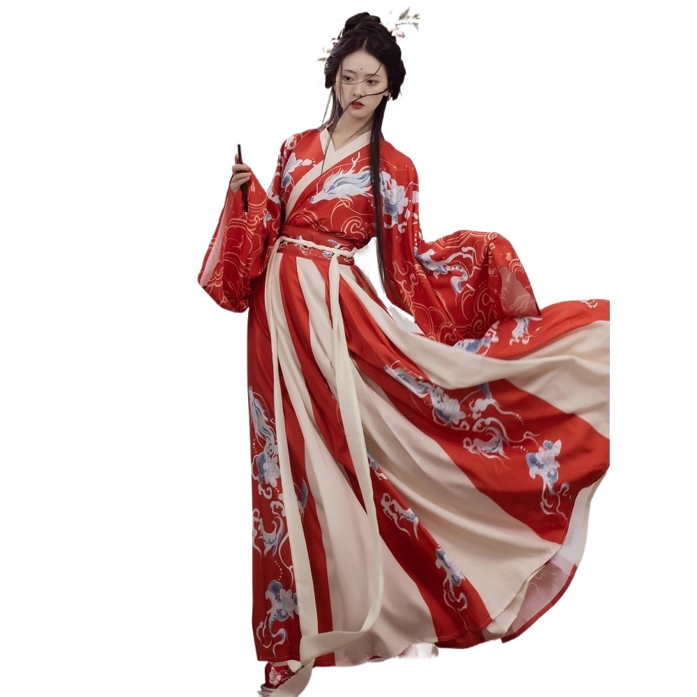 Ethnic Dress Fashion Show - Geleneksel Çin Giyim Hanfu Kadın Peri