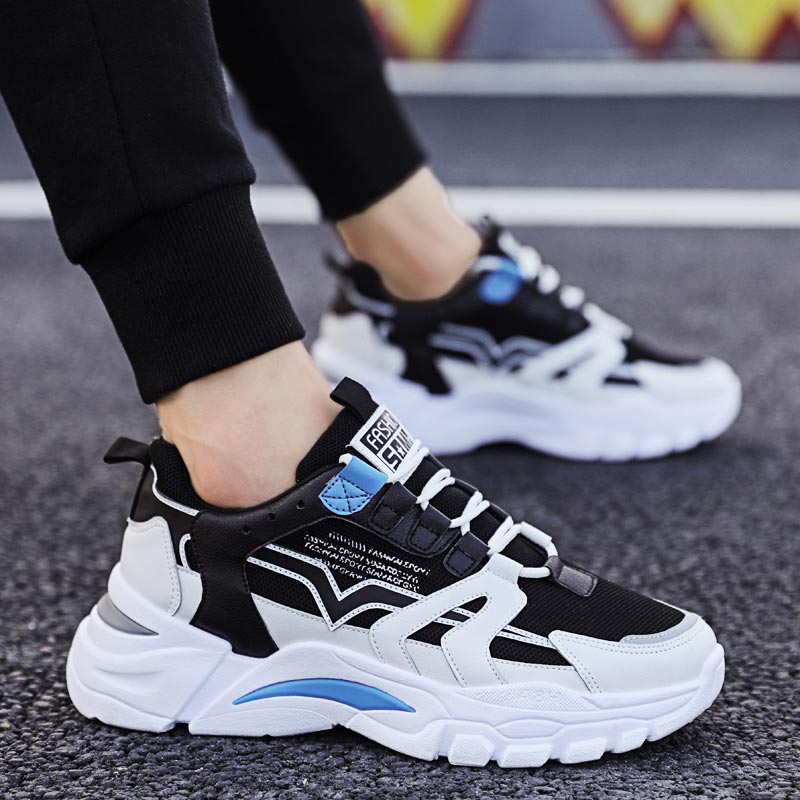 Ethnic Fashion Uk - Büyük boy tıknaz yükseklik adam Sneakers