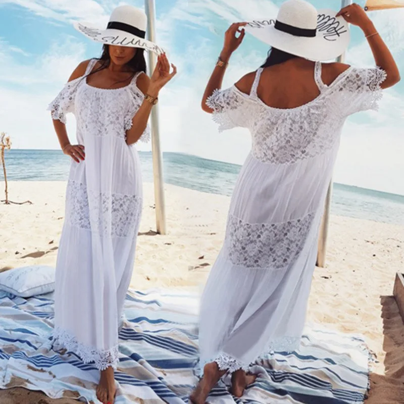 Kaftan Women Boho - Yaz kadın Plaj Elbise Mayo Coverup