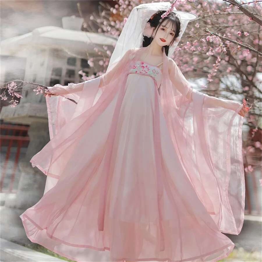 Ethnic Dress Fashion Show - Hanfu Çin Geleneksel Elbise Cosplay Kostümleri