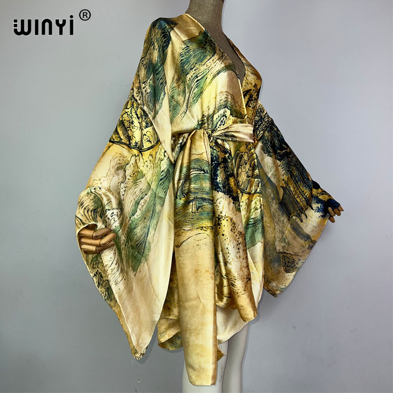 WINYI afrika kimono çin yağlıb - Kaftan Women Boho incelemesi ve fiyatı