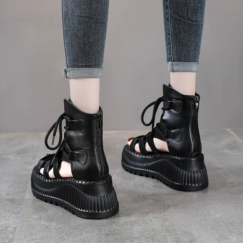 8CM etnik inek hakiki deri aya - Ethnic Fashion Women incelemesi ve fiyatı