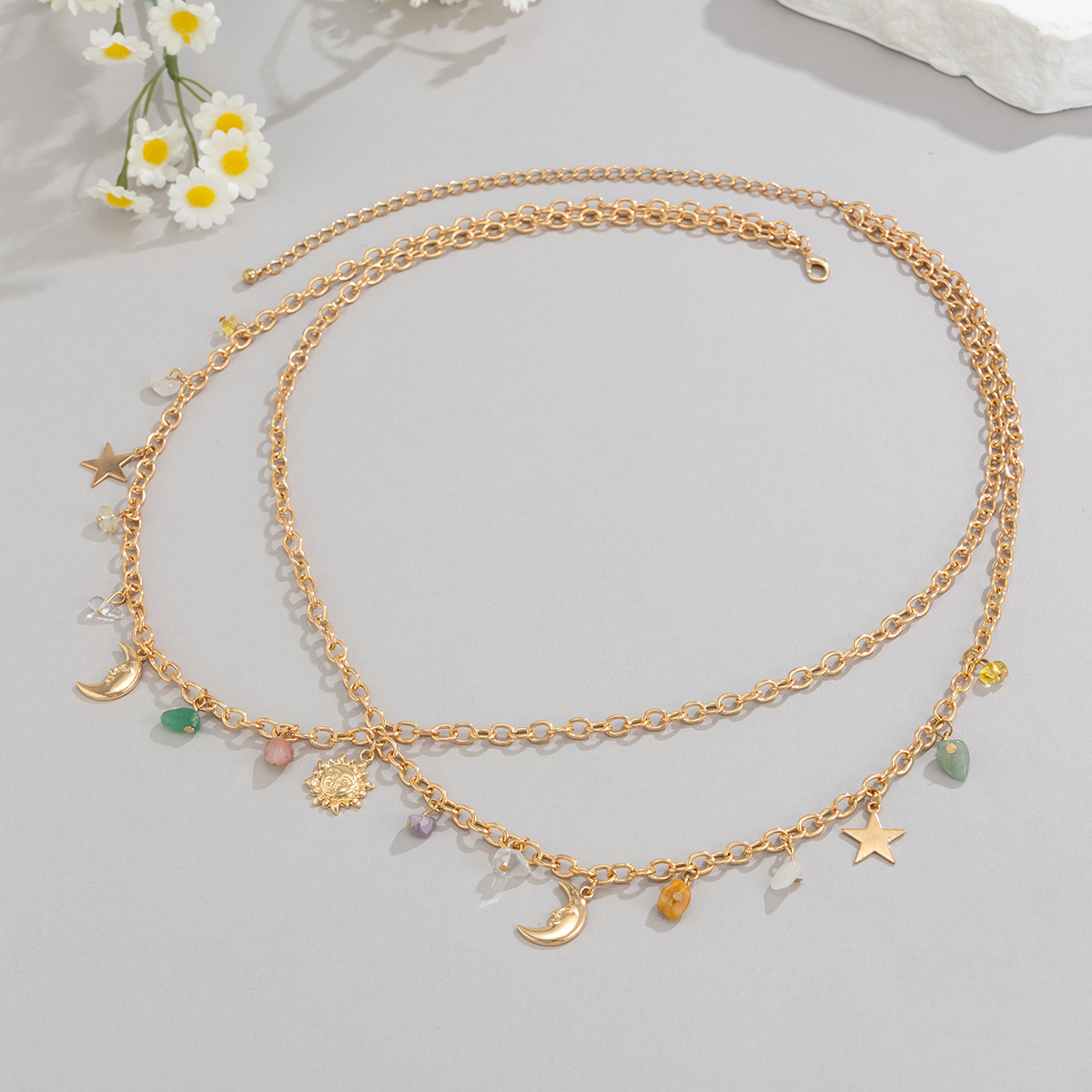 Boho Yıldız Ay Güneş Kolye Bel - Ethnic Boho Fashion incelemesi ve fiyatı