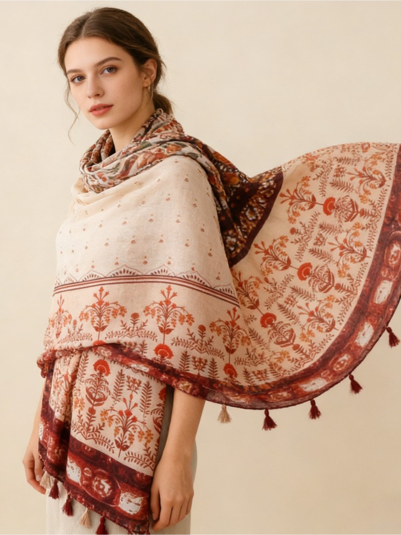 1 adet fransız retro baskı atm - Go Ethnic Fashion incelemesi ve fiyatı