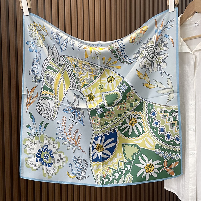 Yeşil Boho At Desenli Kare Eşa - Ethnic Boho Fashion incelemesi ve fiyatı