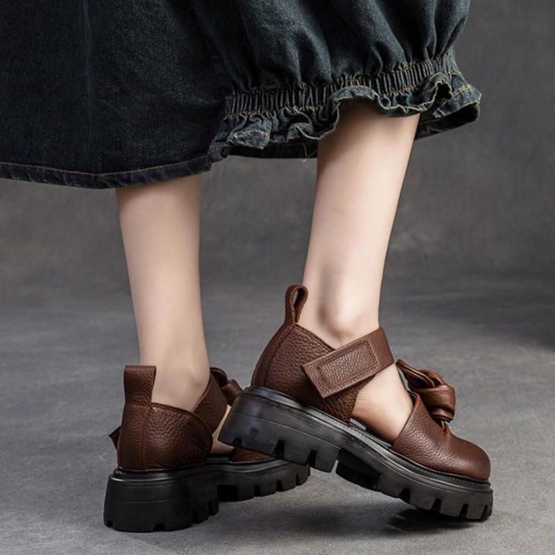 5 cm Etnik Düğüm Platformu Kam - Ethnic Fashion Women incelemesi ve fiyatı