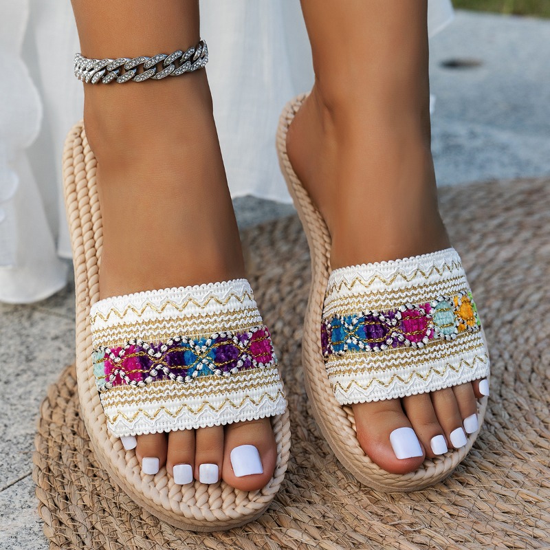 Kadın Terlik Açık Düz Tasarımc - Ethnic Fashion Women incelemesi ve fiyatı