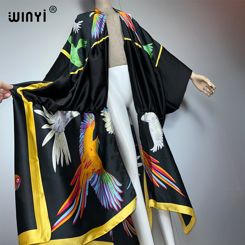 WINYI baskılı bohem kimono mak - Kaftan Women Boho incelemesi ve fiyatı