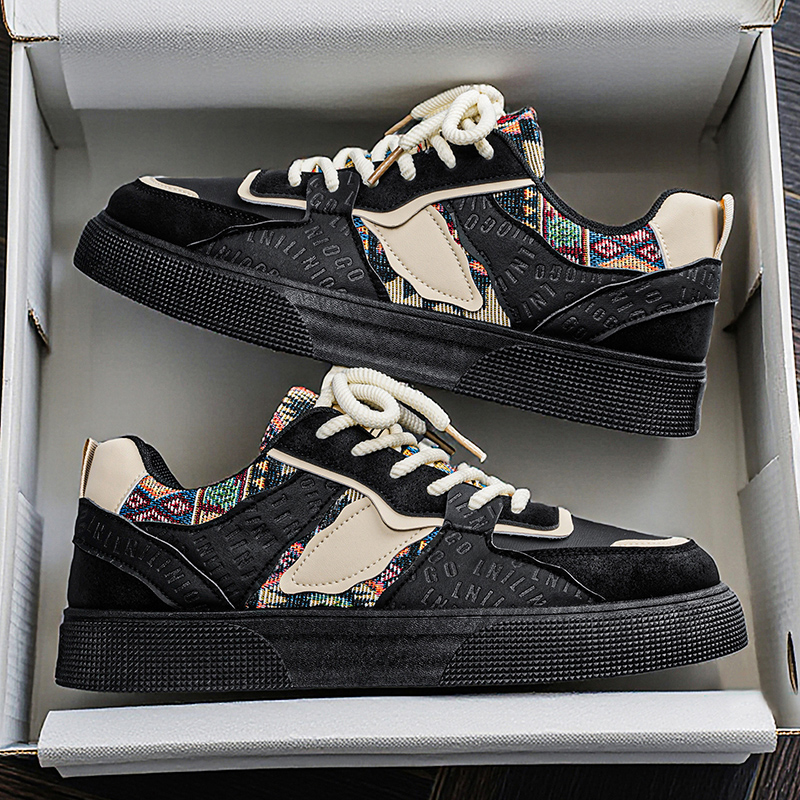 Erkek Vintage Patchwork Platfo - Ethnic Fashion For Men incelemesi ve fiyatı