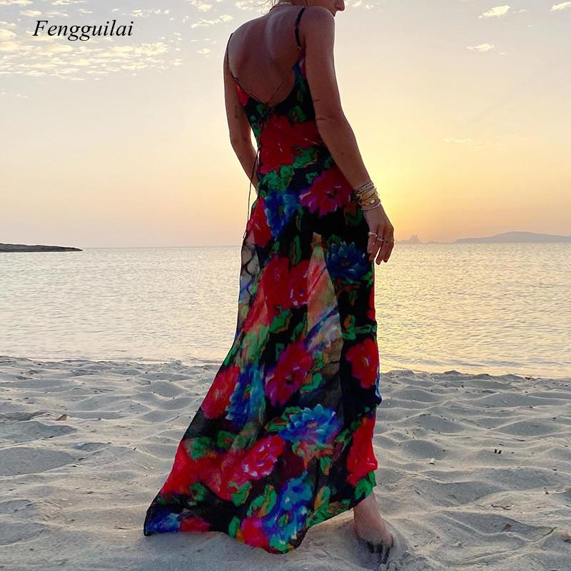 Çiçek desenli yaz spagetti kay - Kaftan Women Boho incelemesi ve fiyatı