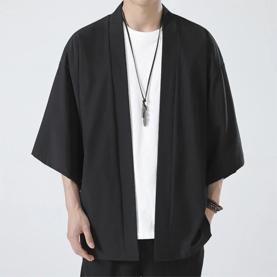 Sıcak erkek Hafif Kimono Gelen - Haori Japanese Jacket incelemesi ve fiyatı