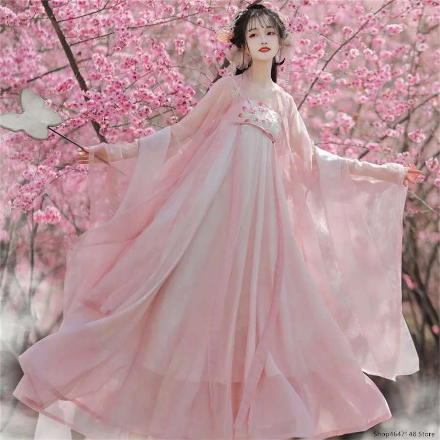 Hanfu Çin Geleneksel Elbise Co - Ethnic Dress Fashion Show incelemesi ve fiyatı